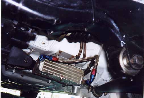 Rear Suspension and Rear Differential cooler details